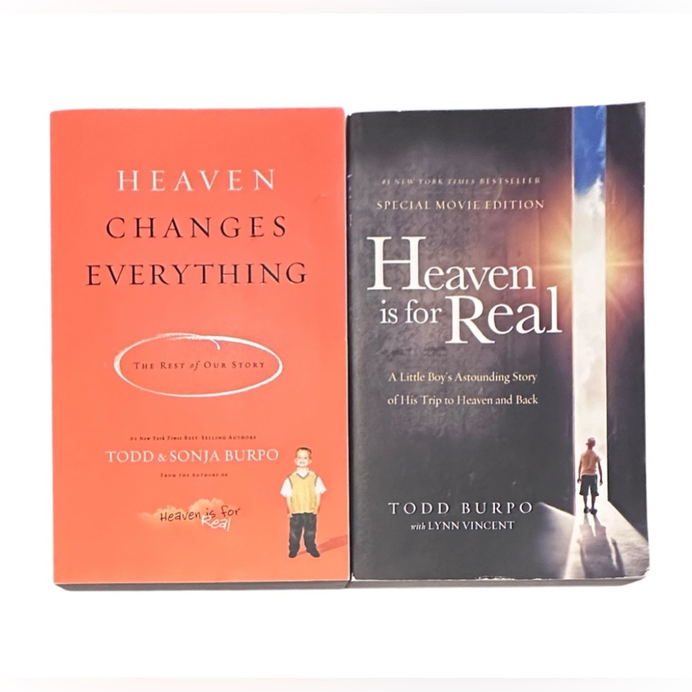📚Todd Burpo Collection 2 BooksSet: Heaven Is for Real, Heaven Changes Everything
